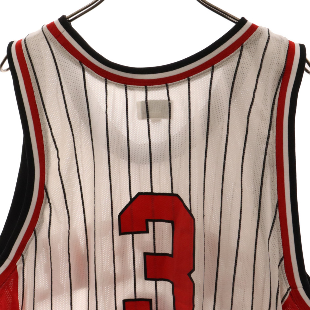 Supreme(シュプリーム)のSUPREME シュプリーム 16SS Crossover Basketball Jersey クロスオーバーバスケットボールジャージ タンクトップ ノースリーブ ストライプ ホワイト メンズのトップス(タンクトップ)の商品写真