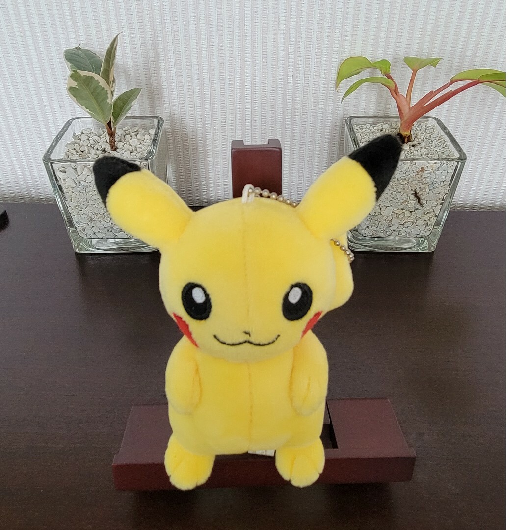 ポケモン(ポケモン)のポケモン　ポケットモンスター　ピカチュウ　ぴかちゅう　マスコット　ぬいぐるみ エンタメ/ホビーのおもちゃ/ぬいぐるみ(キャラクターグッズ)の商品写真