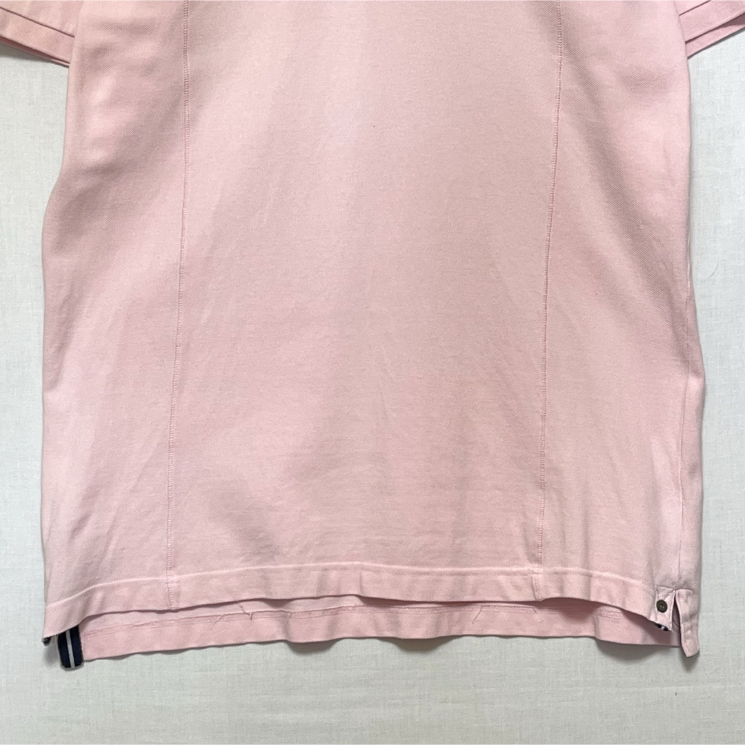 Gaastra ガストラ 半袖 ポロシャツ ワッペン  XLサイズ ピンク系 メンズのトップス(Tシャツ/カットソー(半袖/袖なし))の商品写真