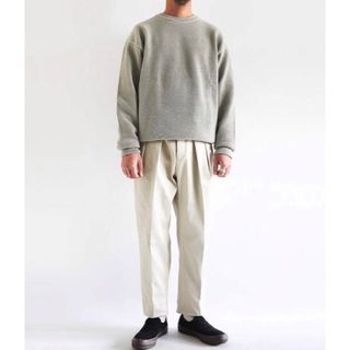 1LDK SELECT - NEAT  ニート Cotton Pique/Tapered (Ivory)