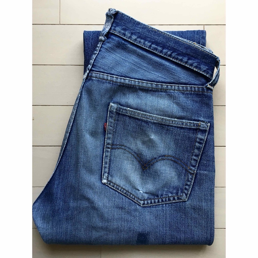 Levi's(リーバイス)の【極上】濃紺 501 ビッグE 33×32 60年代 鬼ヒゲハチノス リーバイス メンズのパンツ(デニム/ジーンズ)の商品写真