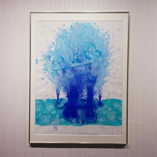 水彩画/抽象画/アート/モダン/北欧/モデルルーム展示品(絵画/タペストリー)