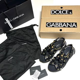 ドルチェアンドガッバーナ(DOLCE&GABBANA)のDOLCE & GABBANA メンズ NS1 スタッズサンダル(サンダル)