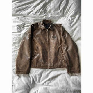 STUSSY 24SS CLUB JACKET COATED COTTON L