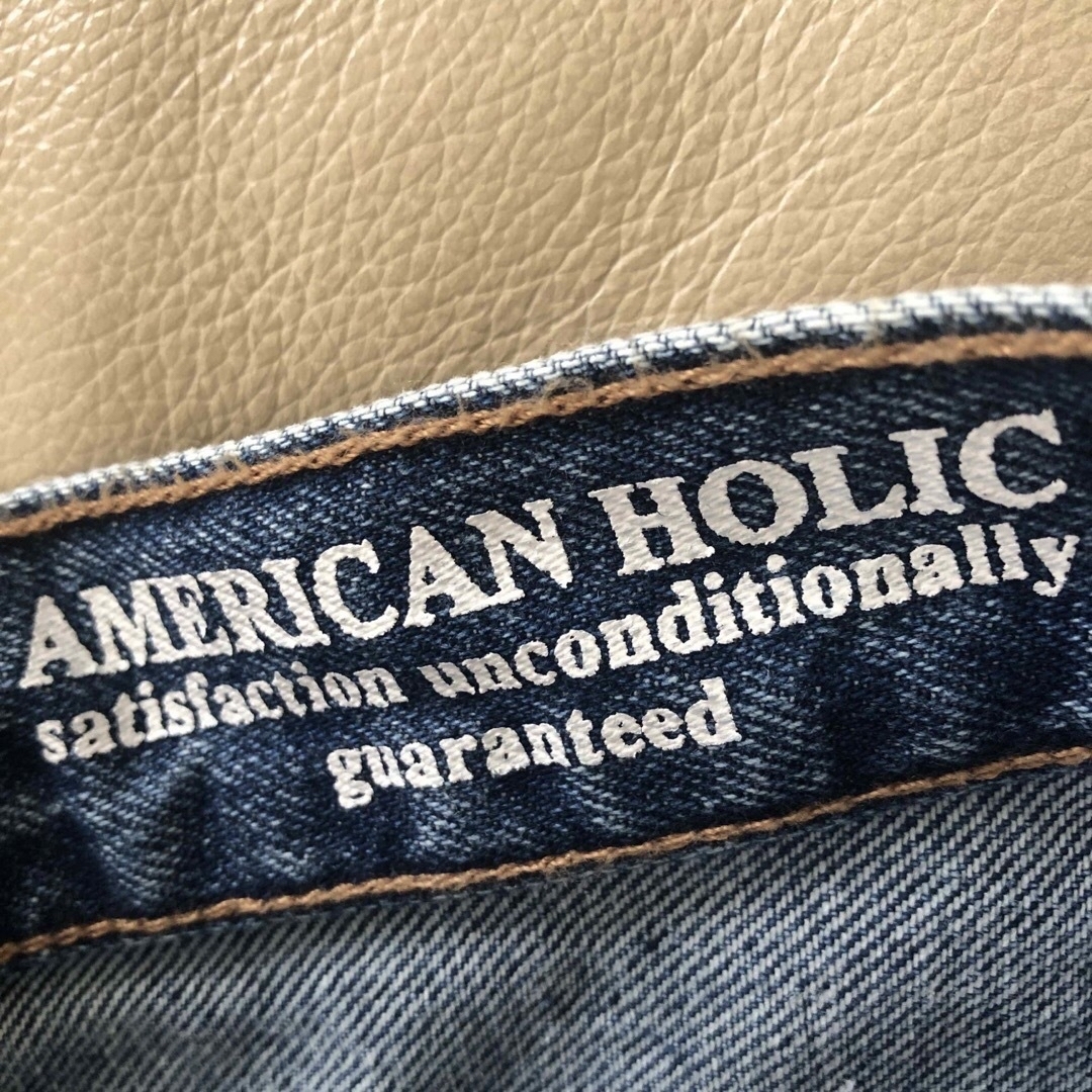 AMERICAN HOLIC(アメリカンホリック)の超美品　アメリカンホリック　コクーンシルエット　XS ブルーデニム レディースのパンツ(デニム/ジーンズ)の商品写真