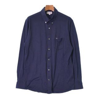 ラコステ(LACOSTE)のLACOSTE ラコステ カジュアルシャツ 5(XL位) 紺 【古着】【中古】(シャツ)