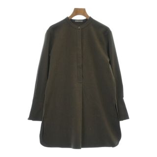 セオリーリュクス(Theory luxe)のtheory luxe セオリーリュクス ブラウス 38(M位) 茶 【古着】【中古】(シャツ/ブラウス(長袖/七分))