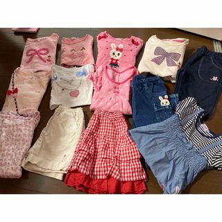 ミキハウス(mikihouse)の中古　ミキハウス　12点セット　120 （一部130）うさこちゃん　リーナちゃん(Tシャツ/カットソー)