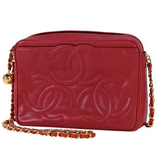 シャネル(CHANEL)のシャネル トリプルココマーク チェーン ショルダーバッグ レディース 【中古】(ショルダーバッグ)