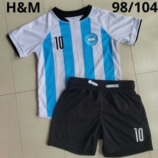 エイチアンドエム(H&M)のH&M　アルゼンチン　サッカーユニフォーム(Tシャツ/カットソー)