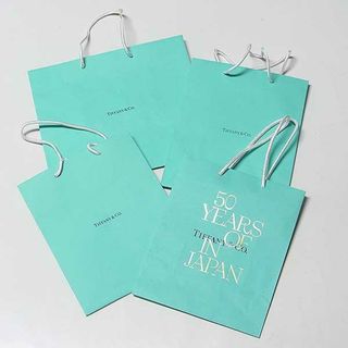 ティファニー(Tiffany & Co.)の【ティファニー/TIFFANY＆Co】紙袋 ショッパー 4枚【0315】(ショップ袋)