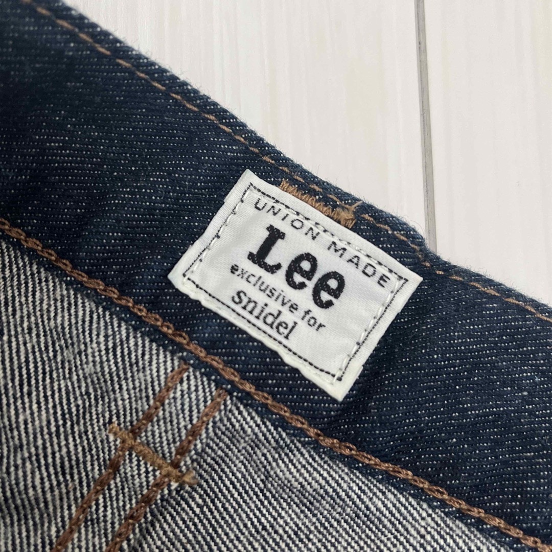 SNIDEL(スナイデル)のsnidel Lee コラボ  台形スカート レディースのスカート(ミニスカート)の商品写真
