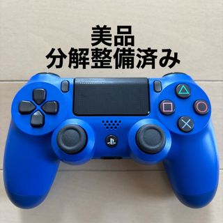 PlayStation4 - 美品 SONY PS4 純正 コントローラー DUALSHOCK4 ブルー