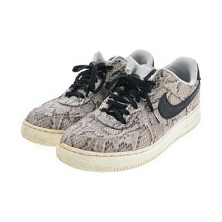 ナイキ(NIKE)のNIKE ナイキ スニーカー 28.5cm ベージュx茶(パイソン) 【古着】【中古】(スニーカー)