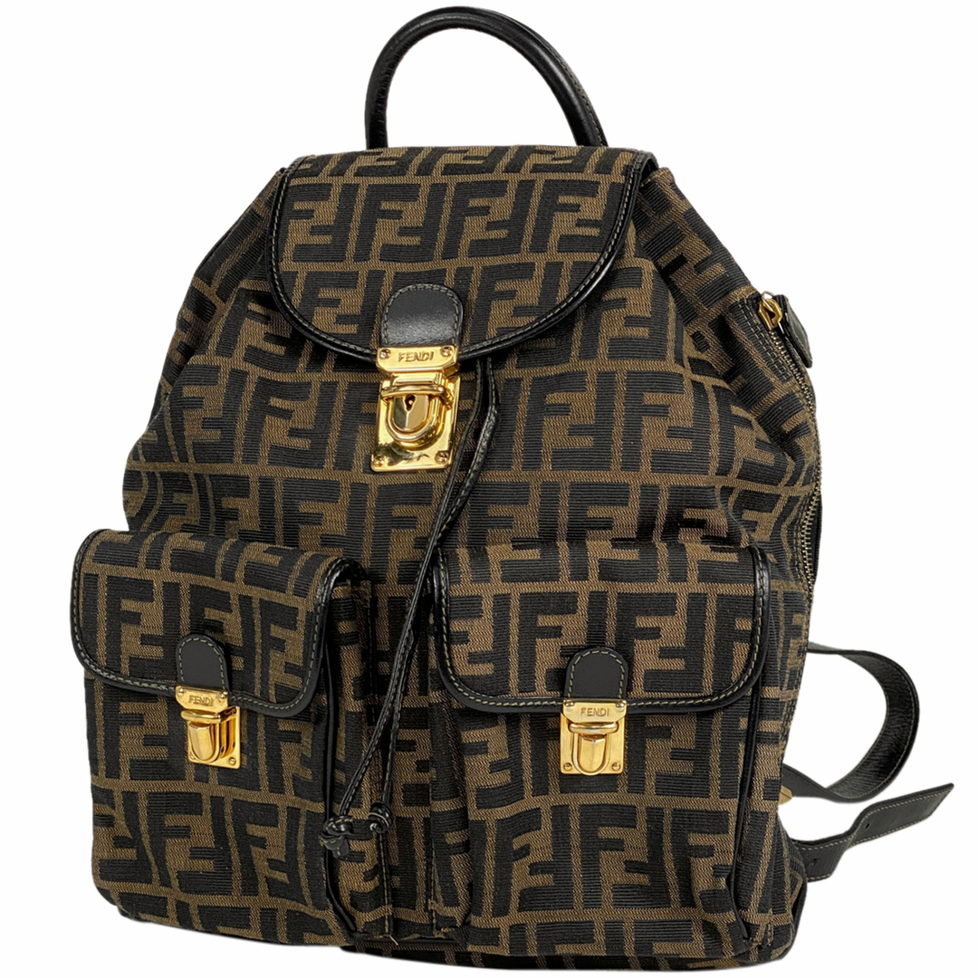 FENDI(フェンディ)のフェンディ ズッカ柄 リュックサック レディース 【中古】 レディースのバッグ(リュック/バックパック)の商品写真