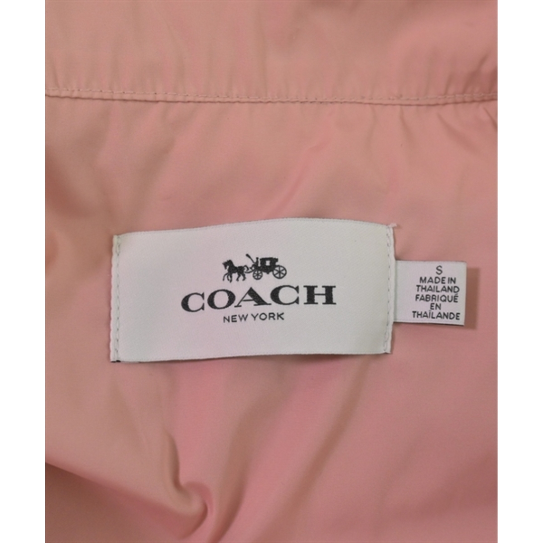 COACH(コーチ)のCOACH コーチ マウンテンパーカー S ピンク 【古着】【中古】 レディースのジャケット/アウター(その他)の商品写真