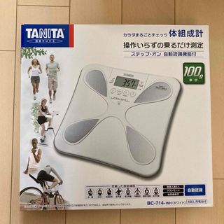 タニタ(TANITA)のTANITA タニタ BC-714-WT 体組成計 体重計(体重計/体脂肪計)