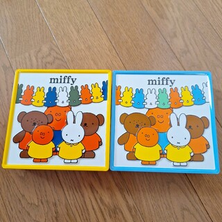 ミッフィー(miffy)のミッフィー モロゾフ お菓子缶  2個セット  miffy  バレンタイン 缶(キャラクターグッズ)