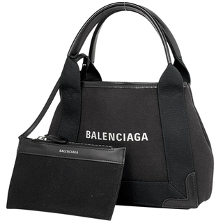 Balenciaga - バレンシアガ ネイビーカバス XS レディース 【中古】