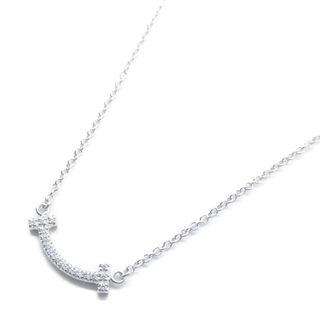 ティファニー(Tiffany & Co.)のティファニー Tスマイルミニ フルダイヤ ネックレス ネックレス(ネックレス)