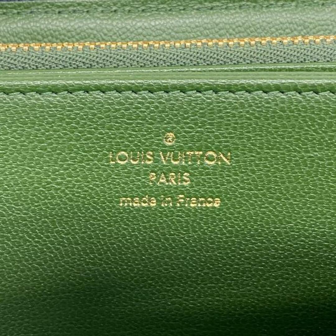 LOUIS VUITTON(ルイヴィトン)の【4hc3275】ルイヴィトン 長財布/ジッピーウォレット/M82642/ネイビー/グリーン【中古】レディース レディースのファッション小物(財布)の商品写真