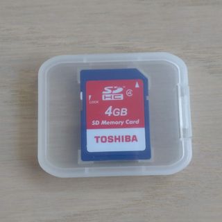 トウシバ(東芝)のSD カード TOSHIBA 4GB(その他)