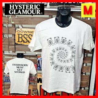 ヒステリックグラマー(HYSTERIC GLAMOUR)の激レア　ヒステリックグラマー　ヒスベアー　プリント　半袖Tシャツ　Ｍ(Tシャツ/カットソー(半袖/袖なし))