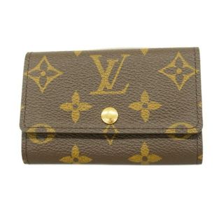 ルイヴィトン(LOUIS VUITTON)の【4hc3316】ルイヴィトン キーケース/モノグラム/ミュルティクレ6/M62630/ブラウン【中古】メンズ/レディース/ユニセックス(キーケース)