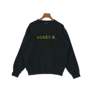 agnes b. - Agnes b. アニエスベー スウェット 3(L位) 黒 【古着】【中古】