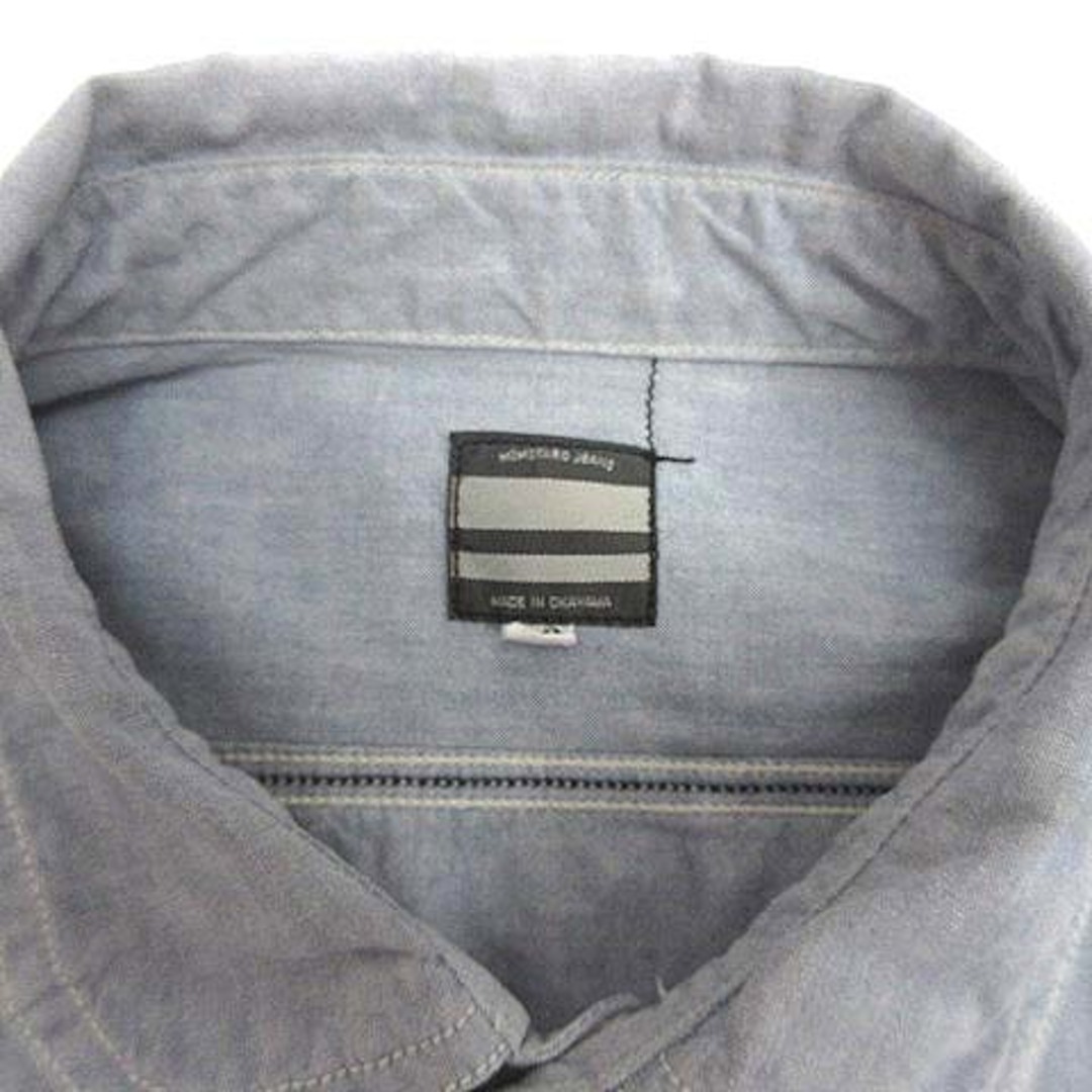 桃太郎ジーンズ ジェイルポケット シャンブレー ワーク シャツ 長袖 42 メンズのトップス(シャツ)の商品写真