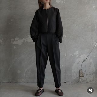 roughlow SOFT VERTICAL PANTS(black(カジュアルパンツ)