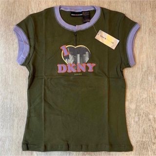 ダナキャランニューヨーク(DKNY)のy2k 90’s DKNY カットソー(カットソー(半袖/袖なし))