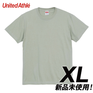 ユナイテッドアスレ(UnitedAthle)のTシャツ 5.6オンス ハイクオリティー【5001-01】XL セージグリーン(Tシャツ/カットソー(半袖/袖なし))
