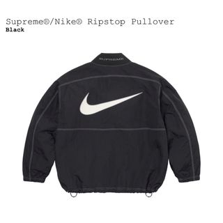 シュプリーム(Supreme)の⭐️Supremeシュプリーム✖️NIKEナイキRipstopプルオーバー黒XL(ナイロンジャケット)