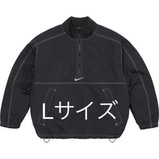 シュプリーム(Supreme)のsupreme nike ripstop pullover black Lサイズ(パーカー)