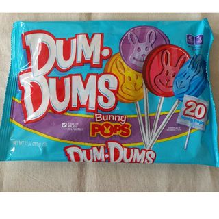 アメリカ人気お菓子 DumDums バニーポップ うさぎ型アメ(菓子/デザート)
