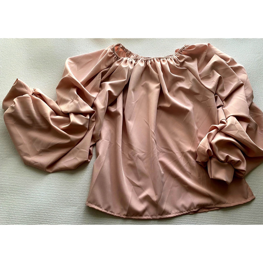 シフォン ブラウス 3XL ピンク  きれいめ シャツ フリル  レディース  レディースのトップス(シャツ/ブラウス(長袖/七分))の商品写真