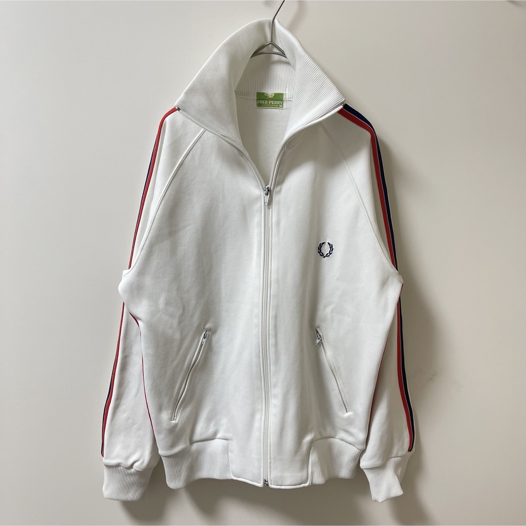 FRED PERRY - 80s美品】フレッドペリー刺繍トラックジャケット FRED PERRY - 80s美品】フレッドペリー刺繍トラックジャケット