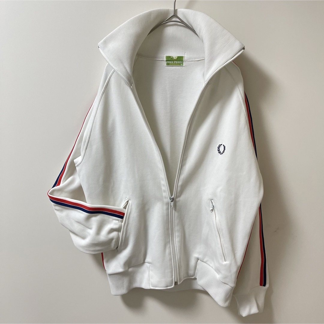 FRED PERRY - 80s美品】フレッドペリー刺繍トラックジャケット FRED PERRY - 80s美品】フレッドペリー刺繍トラックジャケット