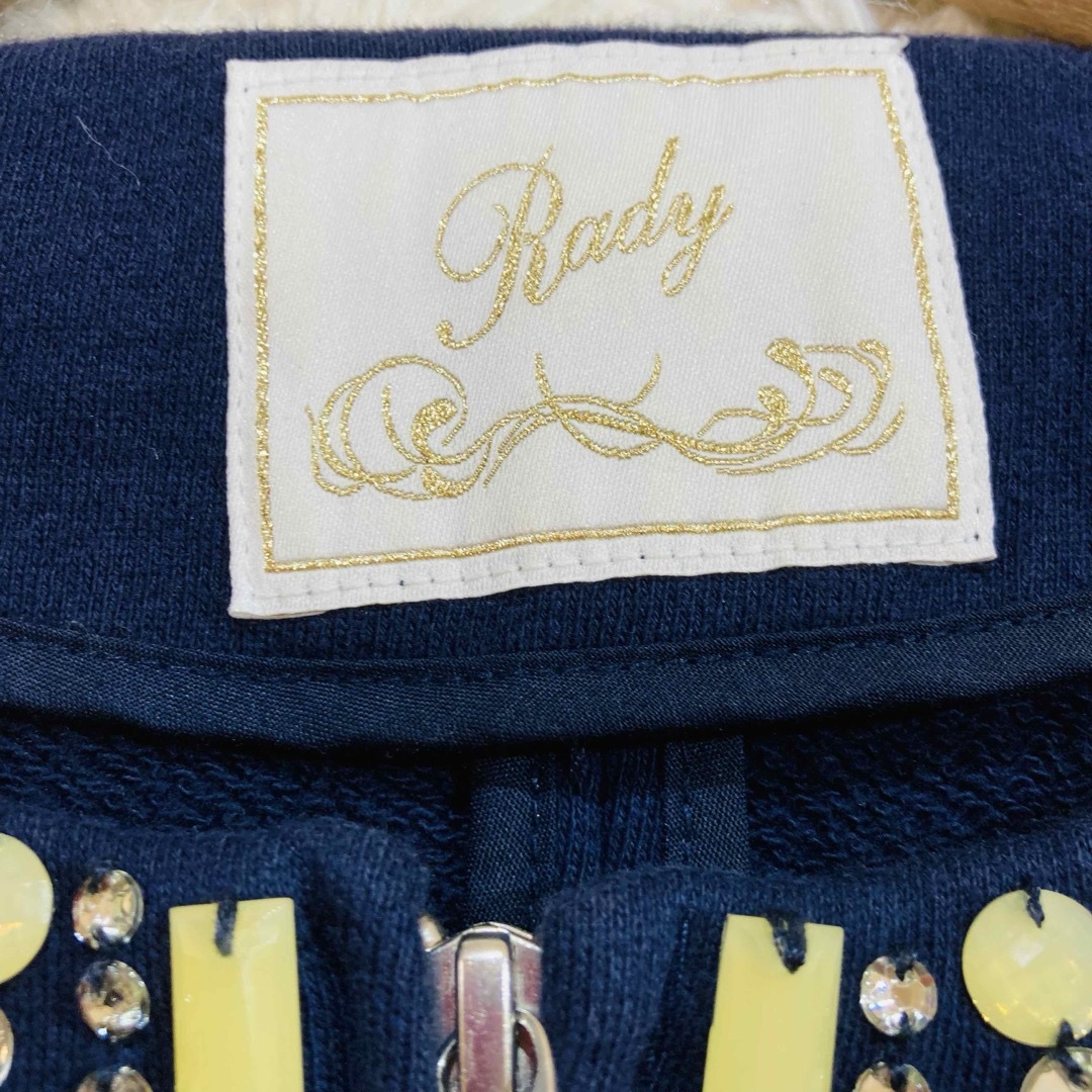 Rady(レディー)のRady レディー　ビジュー付ジャケット　ノーカラー　羽織り レディースのジャケット/アウター(その他)の商品写真