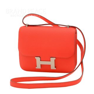 エルメス(Hermes)のエルメス コンスタンス ミニ 18 ミロワール シェーブル ローズテキサス シル(ショルダーバッグ)