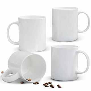 White Chulan 413 ml コーヒーカップ、ホワイトコーヒーカップ、(テーブル用品)