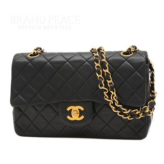 シャネル(CHANEL)のシャネル マトラッセ ダブルチェーンショルダー 23 ラムスキン ブラック ゴー(ショルダーバッグ)