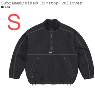 シュプリーム(Supreme)のSupreme x Nike Ripstop Pullover "Black"(ナイロンジャケット)