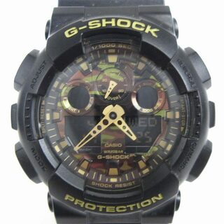 ジーショック(G-SHOCK)のカシオジーショック 腕時計 アナデジ クオーツ ミリタリー 黒 ■SM1(腕時計(アナログ))