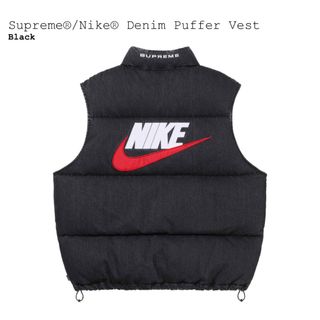 シュプリーム(Supreme)のSupreme®/Nike® Denim Puffer Vest(ダウンベスト)