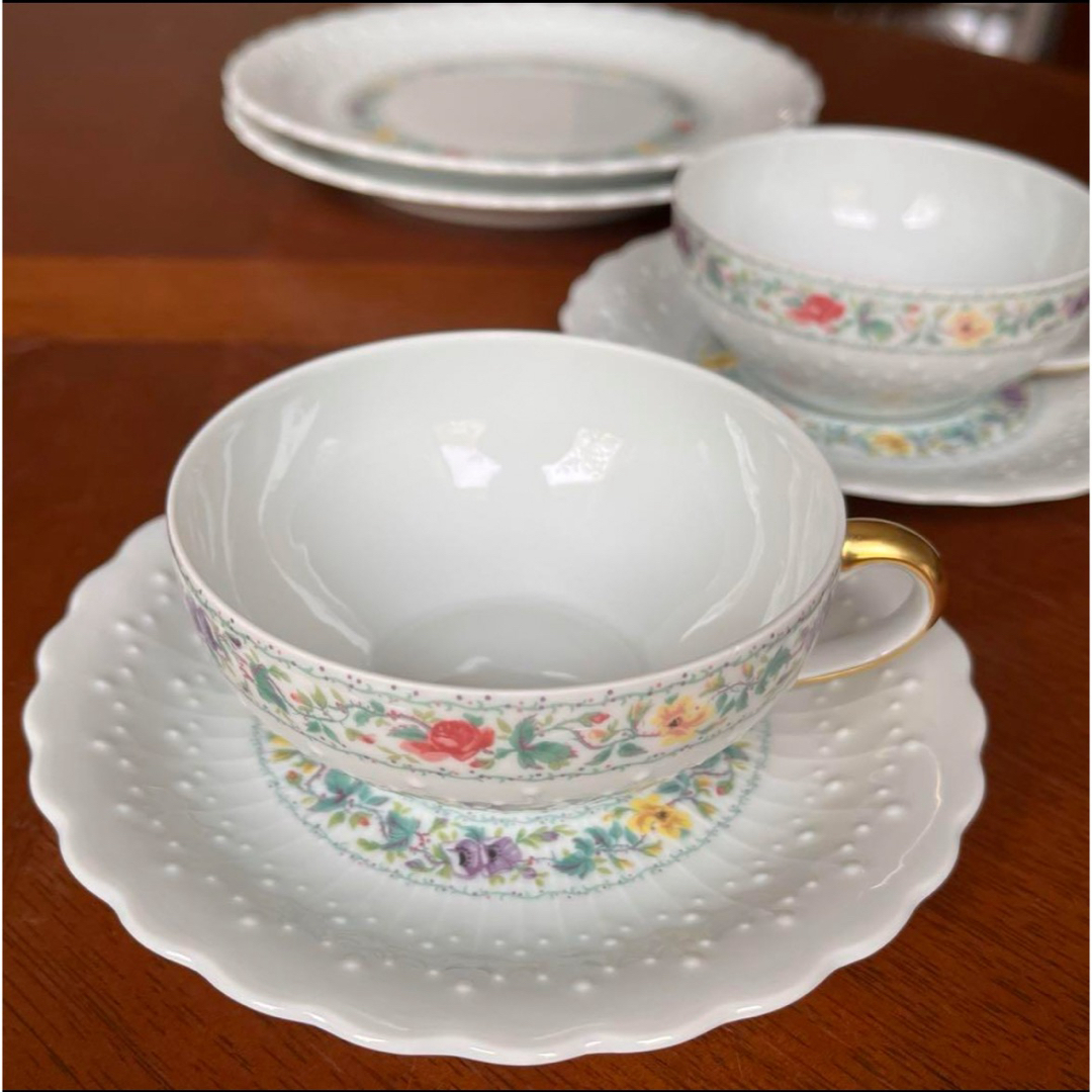 美品】リモージュ(ジョルジュ・ボワイエ)☆ペルサーン☆トリオ 美品】リモージュ(ジョルジュ・ボワイエ)☆ペルサーン☆トリオ