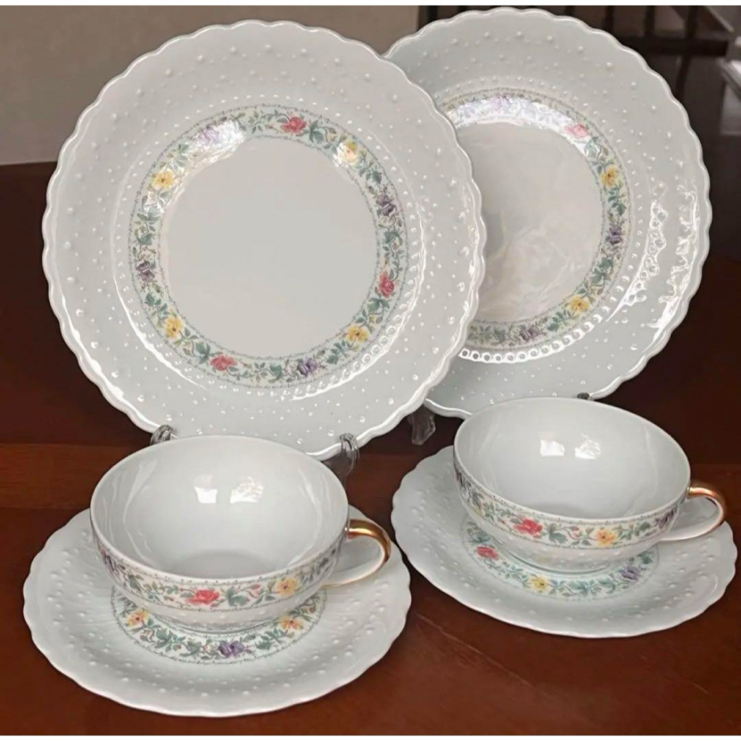 美品】リモージュ(ジョルジュ・ボワイエ)☆ペルサーン☆トリオ 美品】リモージュ(ジョルジュ・ボワイエ)☆ペルサーン☆トリオ