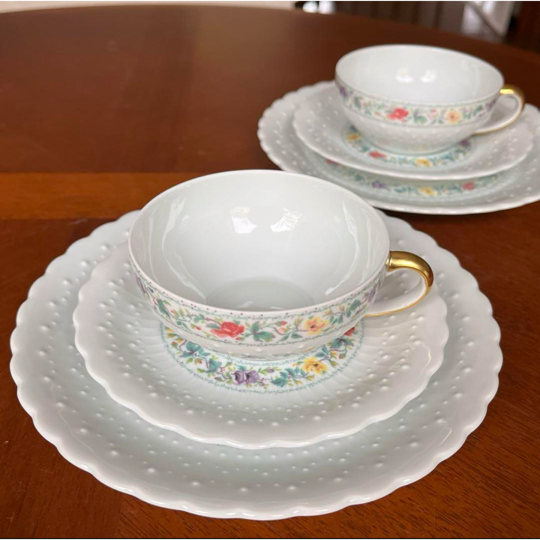 美品】リモージュ(ジョルジュ・ボワイエ)☆ペルサーン☆トリオ 美品】リモージュ(ジョルジュ・ボワイエ)☆ペルサーン☆トリオ