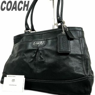 コーチ(COACH)の未使用品 コーチ トートバッグ 肩掛け A4収納可 ブラック ハンドバッグ 通勤(トートバッグ)